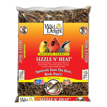 Sizzle N Heat Wild Delight Sizzle N Heat Songbird Sunflower Kernels Wild Bird Food 5 lb 372050